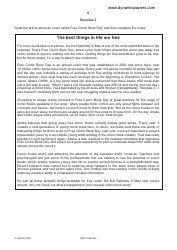 Cambridge Igcse English as a Second Language Examination Paper 1: Reading and Writing (Core), Page 6