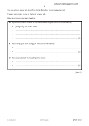 Cambridge Igcse English as a Second Language Examination Paper 1: Reading and Writing (Core), Page 7