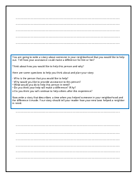 Grade 3 Narrative Writing Prompts, Page 18