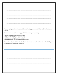 Grade 3 Narrative Writing Prompts, Page 22