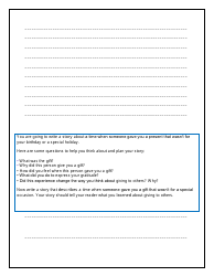 Grade 3 Narrative Writing Prompts, Page 26