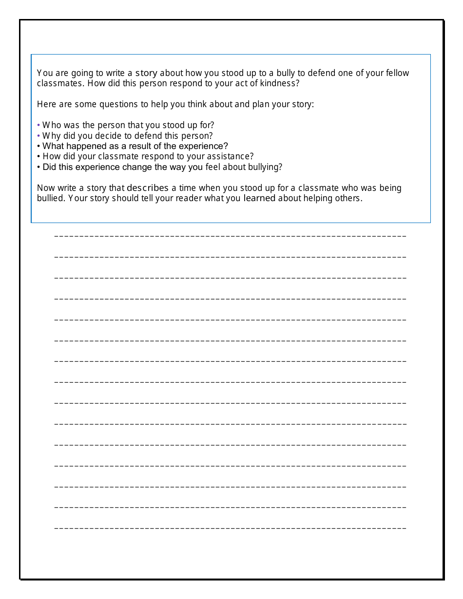 Grade 3 Narrative Writing Prompts, Page 28