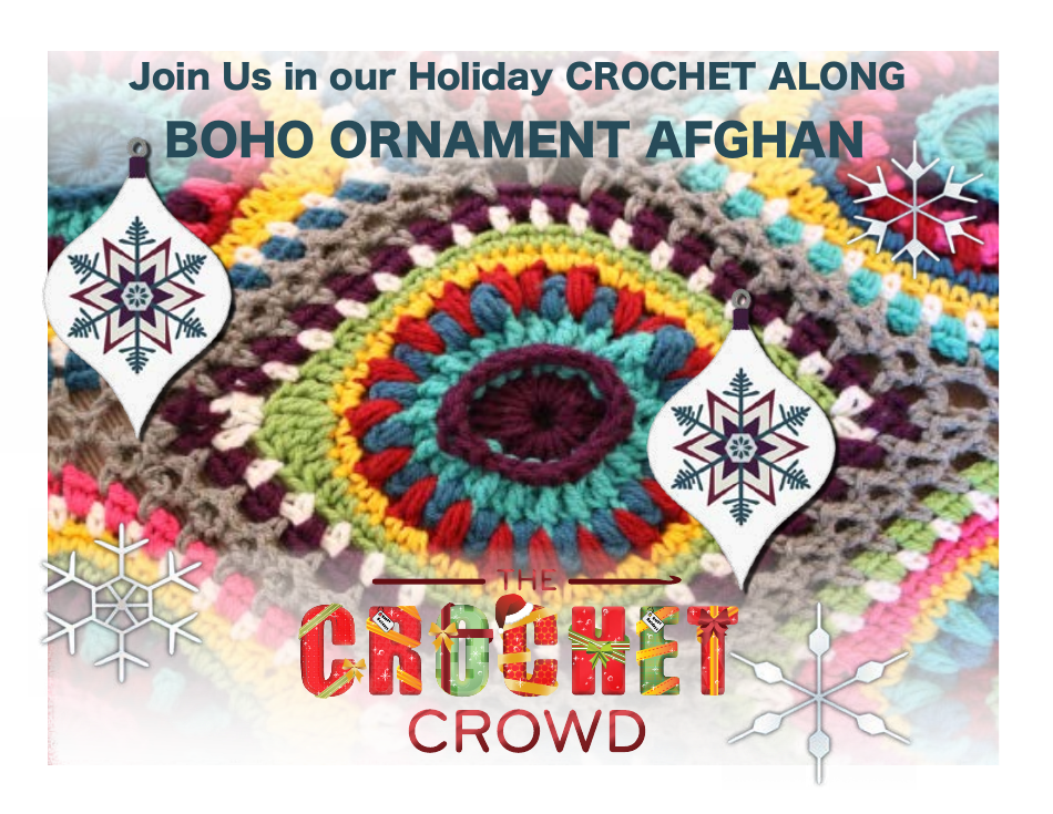 Boho Ornament Afghan Crochet Pattern