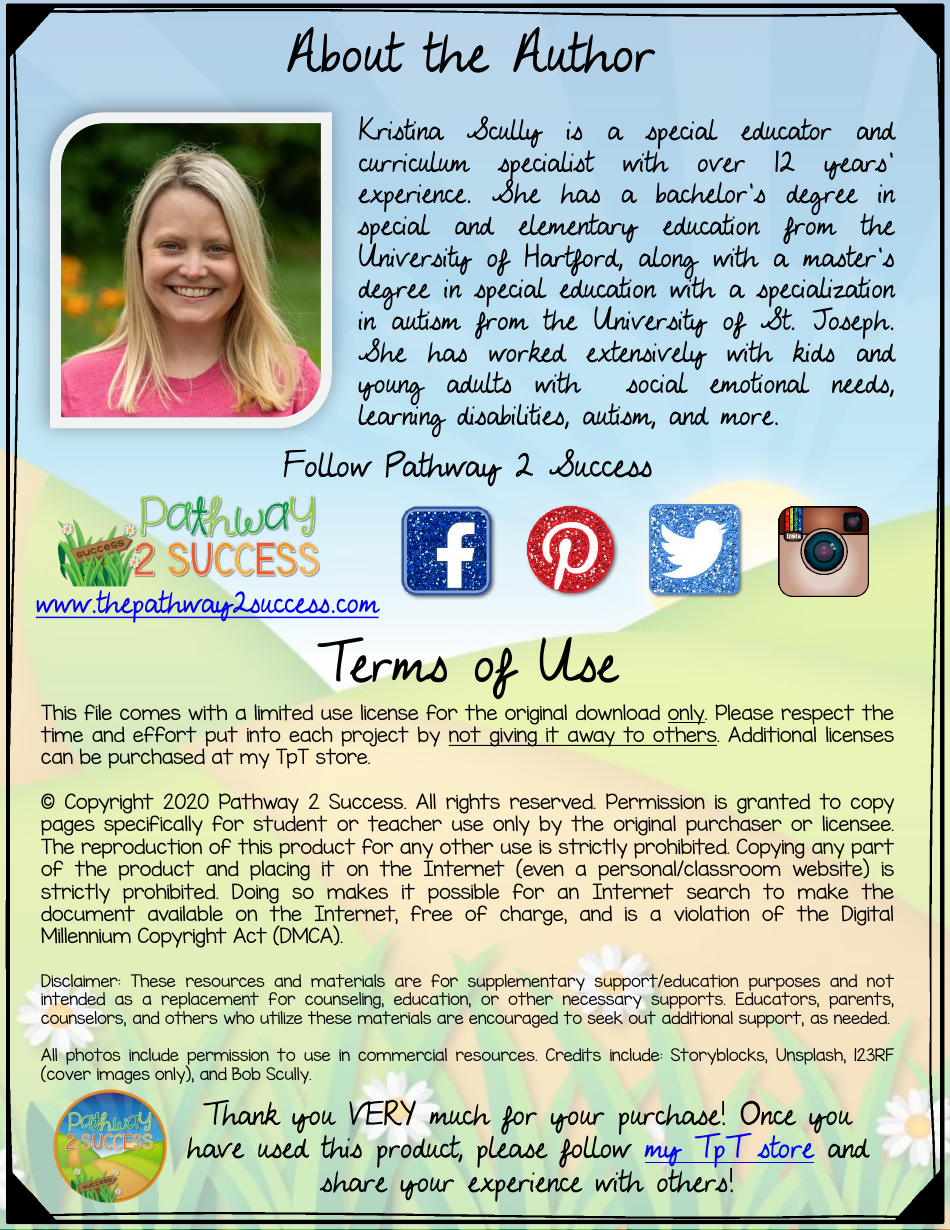 Social Emotional Learning Assignments Book Template - Pathway 2 Success, Page 11