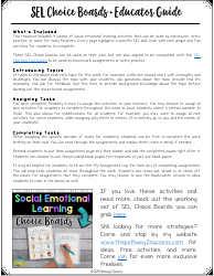 Social Emotional Learning Assignments Book Template - Pathway 2 Success, Page 2