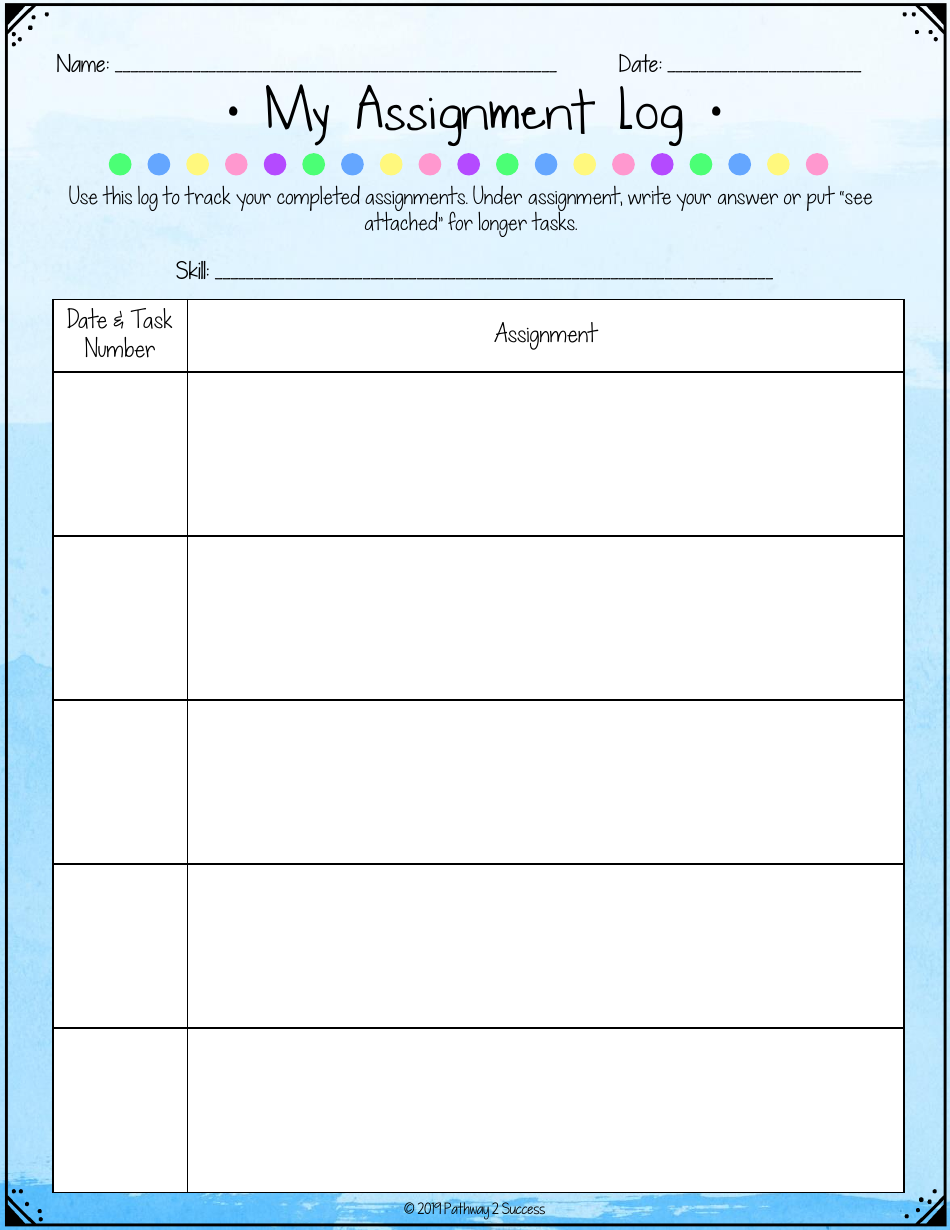 Social Emotional Learning Assignments Book Template - Pathway 2 Success, Page 4