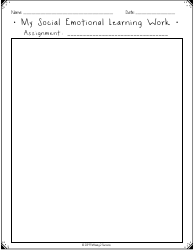 Social Emotional Learning Assignments Book Template - Pathway 2 Success, Page 6