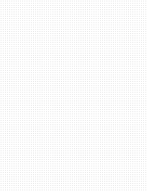 Square Dots Paper - 8 Dots Per Inch