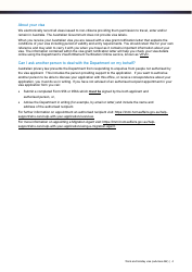 Work and Holiday Visa (Subclass 462) Application Checklist (Thailand) - Australia, Page 4
