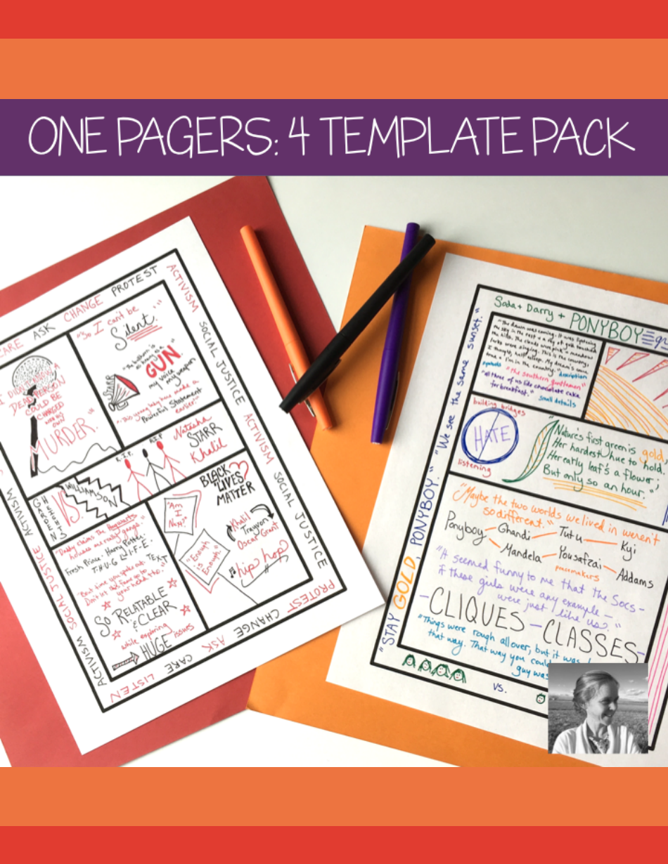 one pager book review template