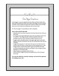 One Pager Book Review Templates, Page 7