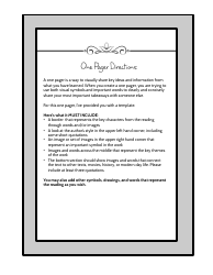 One Pager Book Review Templates, Page 9