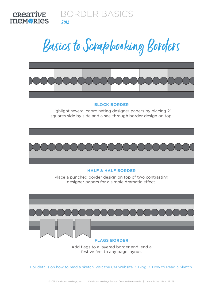 Scrapbooking Border Templates - Printable Design