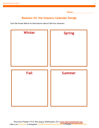 Seasons Calendar Design Template, Page 5