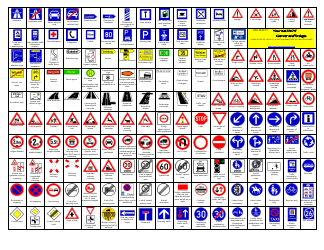 Document preview: German Traffic Signs Cheat Sheet
