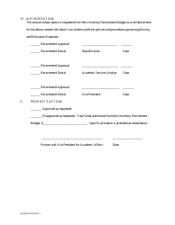Request Form to Authorize Moving and Relocation Expenses, Page 2