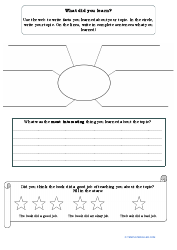 Nonfiction Book Report Template, Page 2