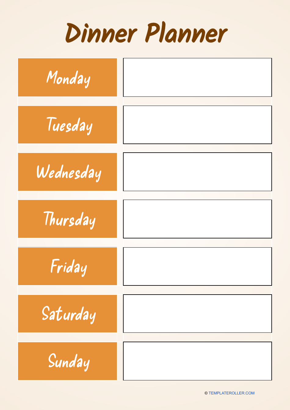 dinner-planner-template-download-printable-pdf-templateroller