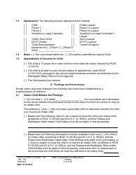 Form WPF JU03.0410 Order of Disposition on Dependency (Ordd) - Washington, Page 2