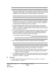 Form WPF JU03.0410 Order of Disposition on Dependency (Ordd) - Washington, Page 3