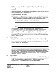Form WPF JU03.0410 Order of Disposition on Dependency (Ordd) - Washington, Page 5