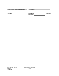 Form JU03.0750 Order on Hearing Re Contempt/Review Hearing (Orcn) (Orrvh) - Washington, Page 5