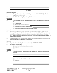 Form WPF JU03.0520 Extended Foster Care/Dependency Review Hearing Order (Dprho)/Permanency Planning Hearing Order (Orpp) - Washington, Page 5