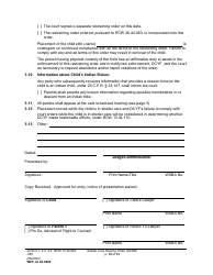 Form WPF JU02.0200 Shelter Care Hearing Order (Scor) - Washington, Page 12