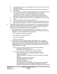 Form WPF JU07.1310 Statement of Juvenile for Deferred Disposition (Stjdd) - Washington, Page 2