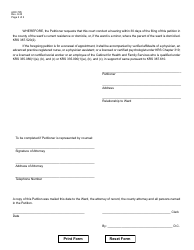Form AOC-795 Petition for Relief, Modification or Termination - Kentucky, Page 2