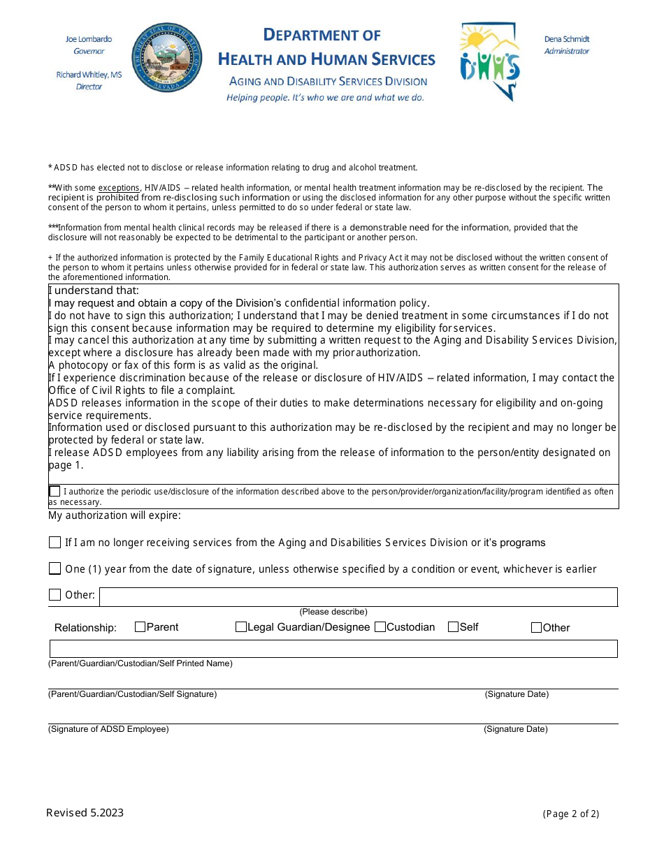 Office of Community Living Program Application - Nevada, Page 10
