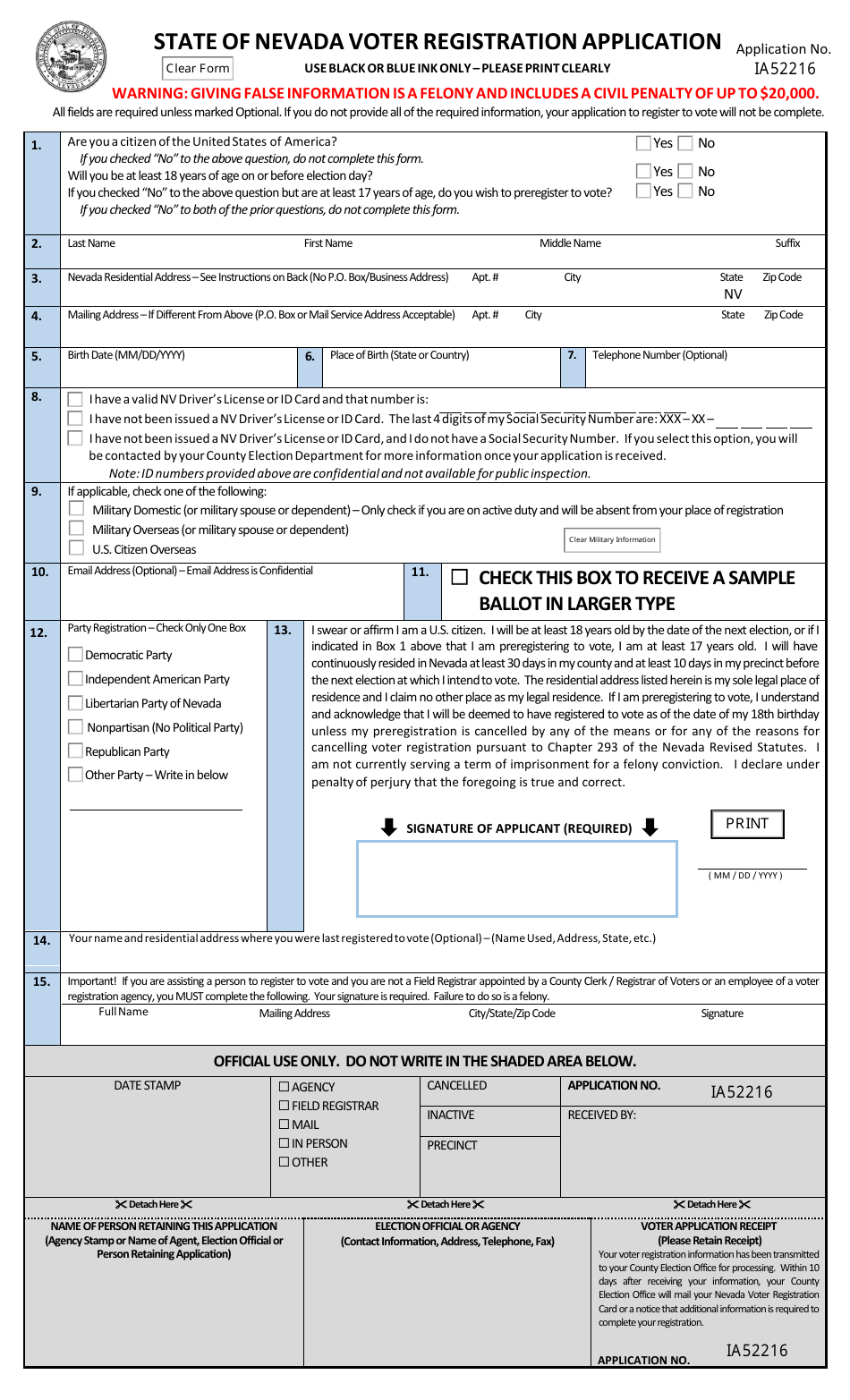 Office of Community Living Program Application - Nevada, Page 12