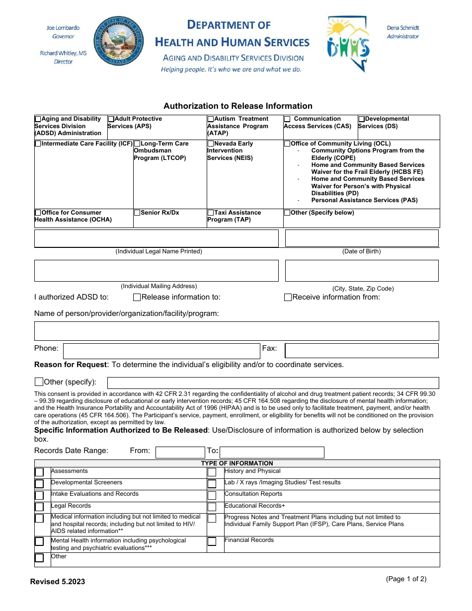 Office of Community Living Program Application - Nevada, Page 9