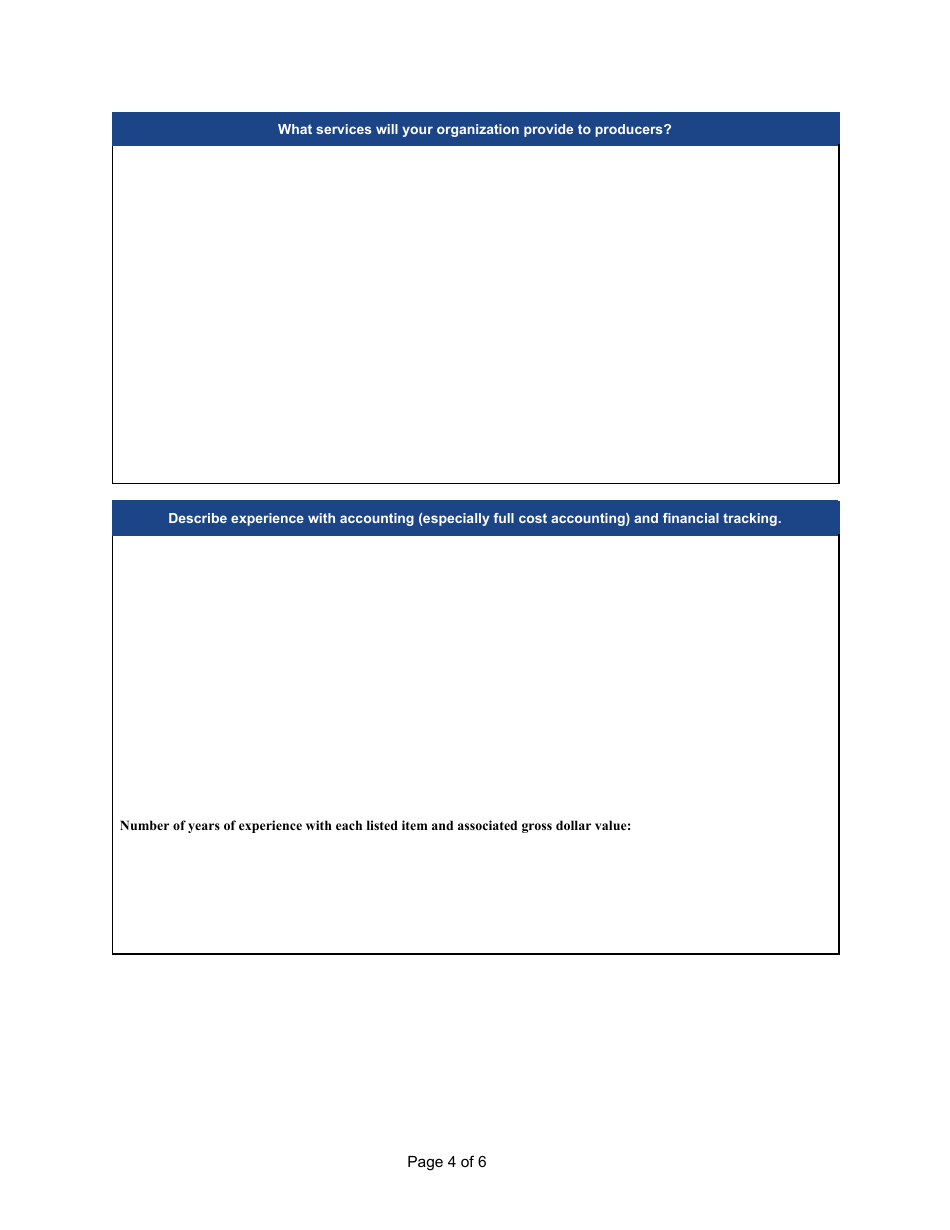 Producer Responsibility Organization Application - Maryland, Page 4