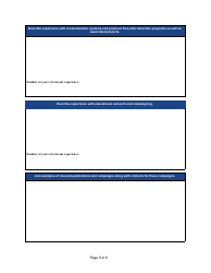 Producer Responsibility Organization Application - Maryland, Page 5