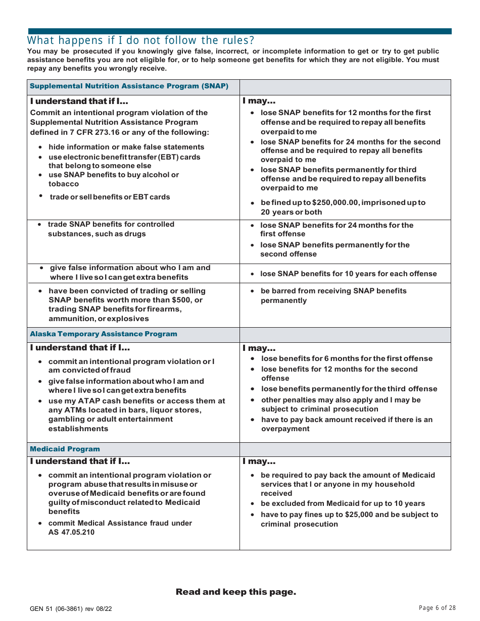 Form GEN50C Application for Services - Alaska, Page 6
