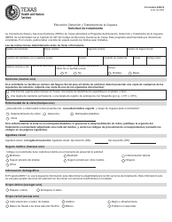 Formulario 6499-S Solicitud De Tratamiento - Texas (Spanish)