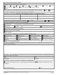 Form FA-24W Waiver Staff/Case Managers Authorization Request for Personal Care Services (PCS) - Nevada, Page 2