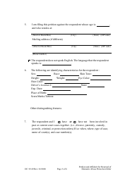 Form DC19:49 Petition and Affidavit to Renew Domestic Abuse Protection Order - Nebraska, Page 3