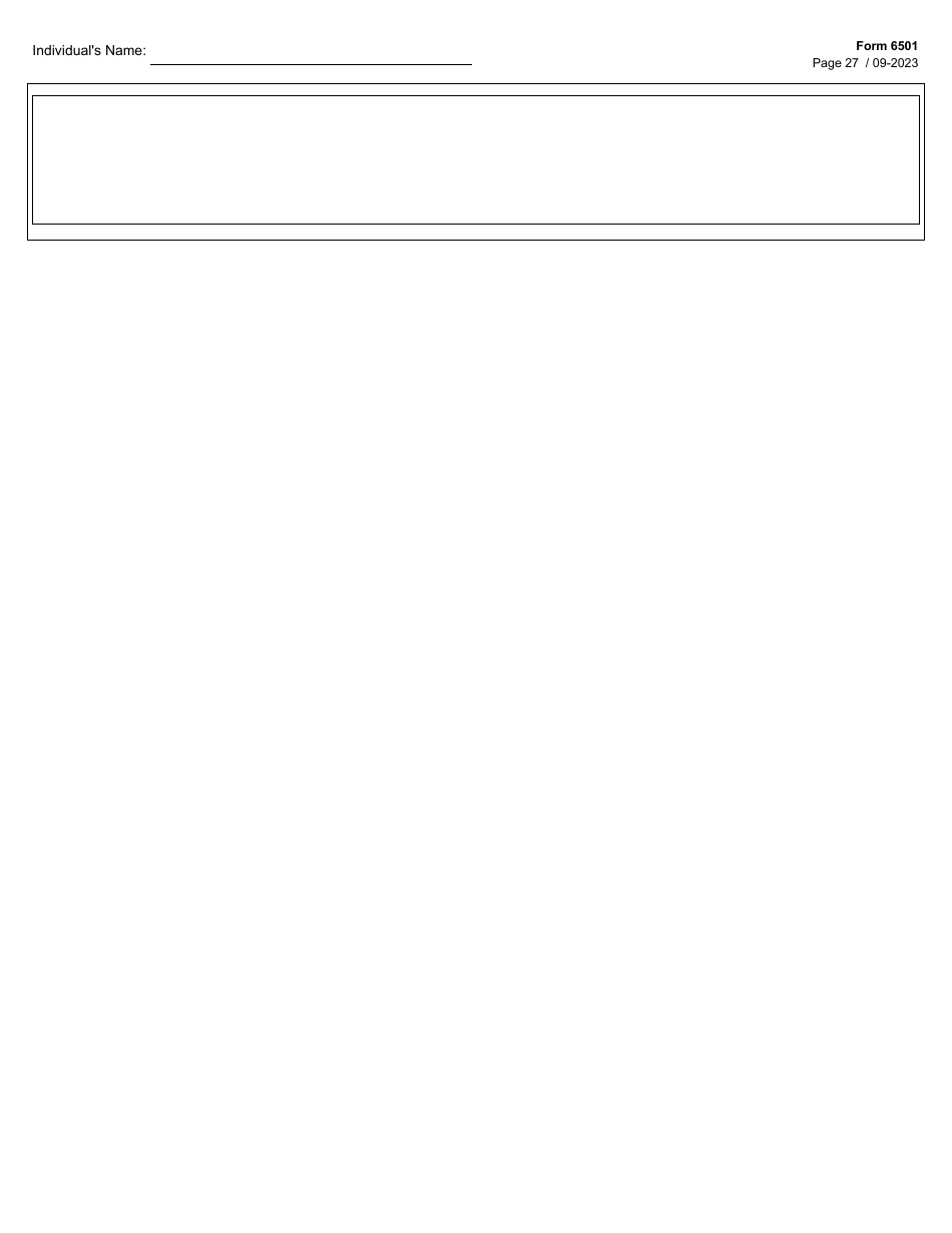 Form 6501 Individual Program Plan - Texas, Page 27