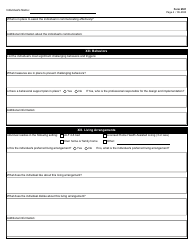 Form 6501 Individual Program Plan - Texas, Page 4