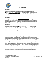 Appendix D-2 Resolution of the Organizational Body Entity - California, Page 2