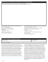 Form NWT9230 Student Financial Assistance Client Concern Form - Northwest Territories, Canada (English/French), Page 2