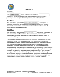 Appendix D Resolution of the Organizational Body Entity - California, Page 2