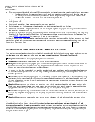 Form F-16038H Administrative Disqualification Hearing Notice - Wisconsin (Hmong), Page 3