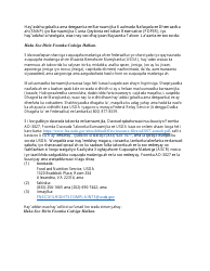 Form F-16038SO Foodshare Administrative Disqualification Hearing Notice - Wisconsin (Somali), Page 4