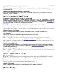 Instrucciones para Formulario F-22571 Caretaker Supplement Application - Wisconsin (Spanish), Page 5