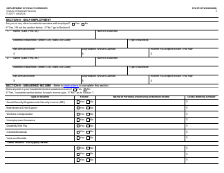 Form F-22571 Caretaker Supplement Application - Wisconsin, Page 3