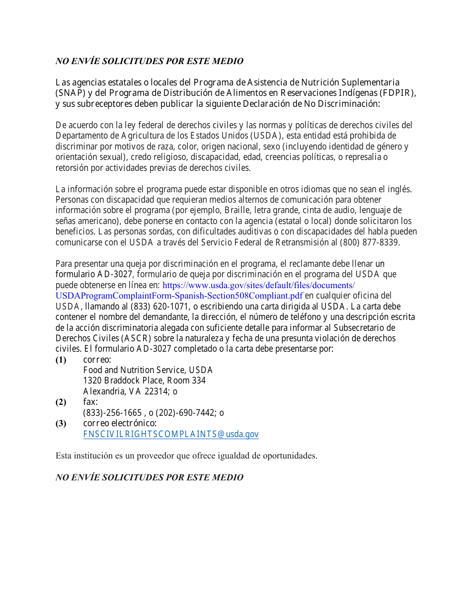 Formulario F-16019S Wisconsin Foodshare Solicitud - Wisconsin (Spanish), Page 18