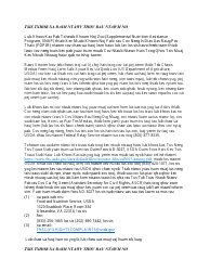 Form F-16019H Wisconsin Foodshare Application - Wisconsin (Hmong), Page 18